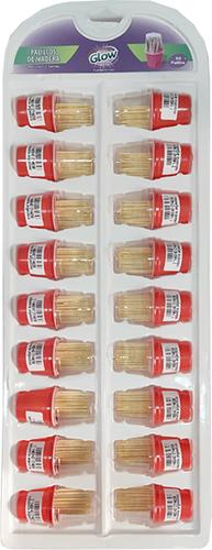 Escarbadientes Barrilito BLISTER x 18 unidades (cj x 7)