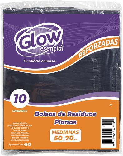 Bolsas GLOW - Medianas 50x70-10u-Planas