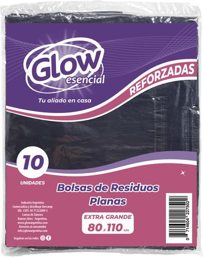 Bolsas GLOW - Extra Grandes 80x110-10u-Planas