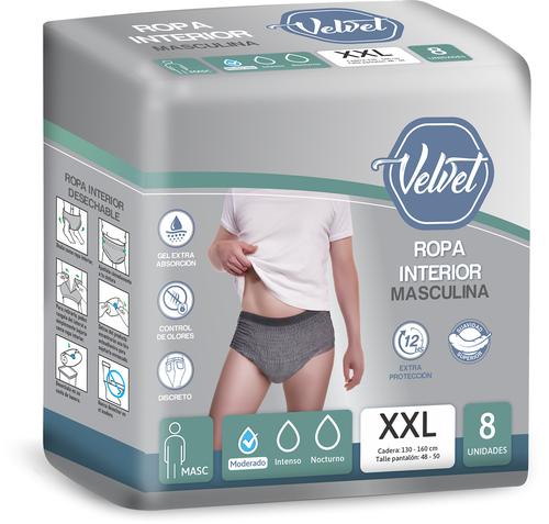 Ropa Interior  Intenso Unisex - XXL x 8 unid