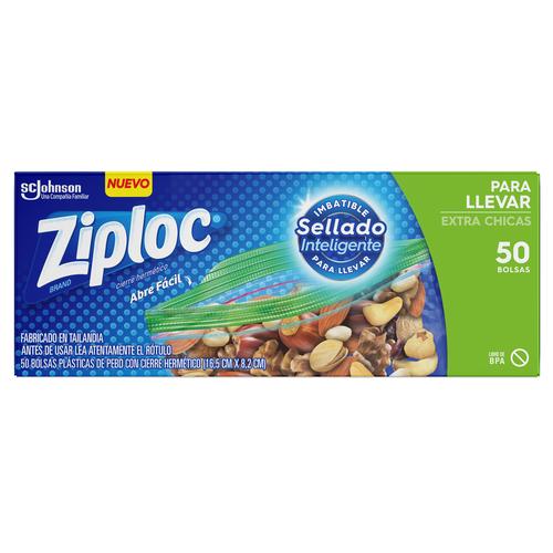 Ziploc Bolsa Llevar Extra Chica  50un
