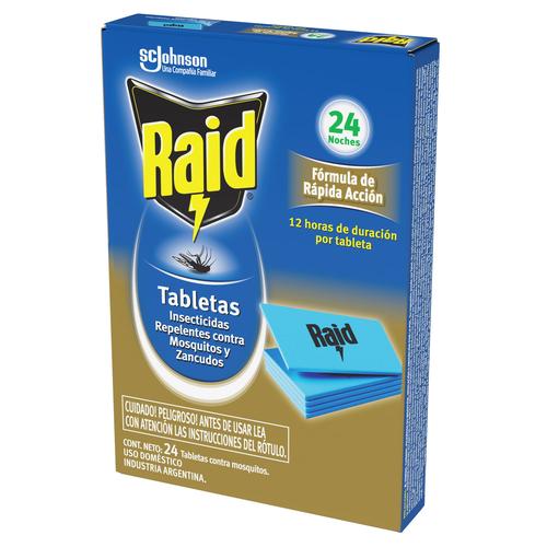 Raid Tabletas 24unx20 