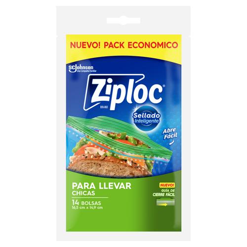 Ziploc Bolsa Llevar Chica 14un