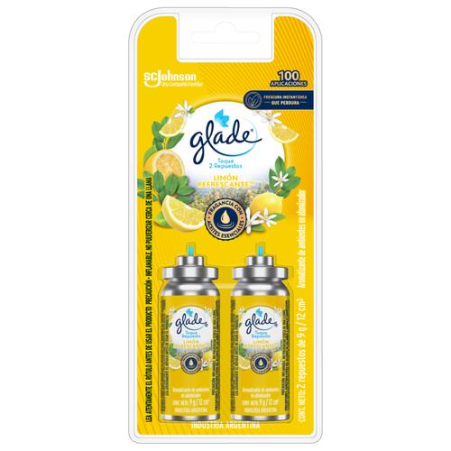 Glade Toque Rep. Twin Pack Limón Refrescante