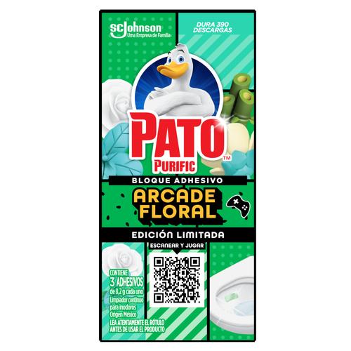 Pato Purific Adhesivo Arcade Floral x3