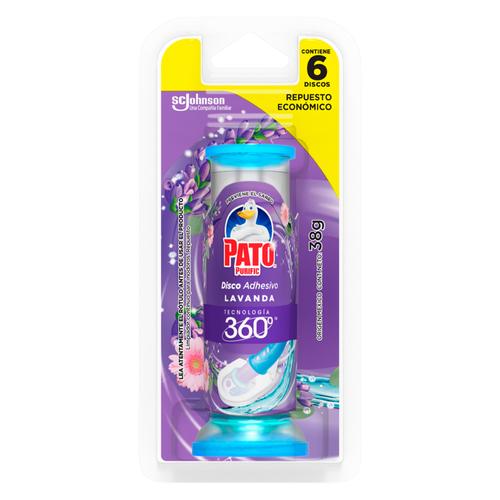Pato Purific Discos Activos Lavanda Repuesto