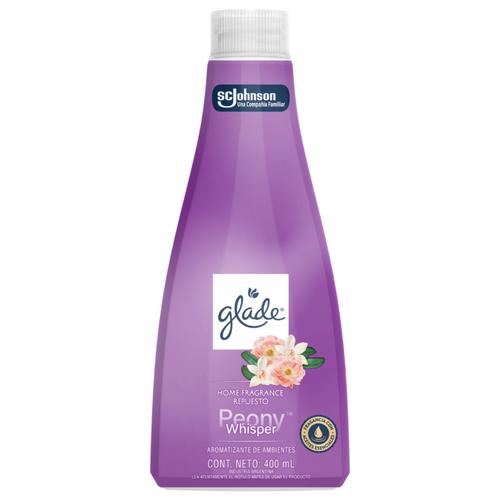Glade Aromatizante Peony Whisper Repuesto x400ml