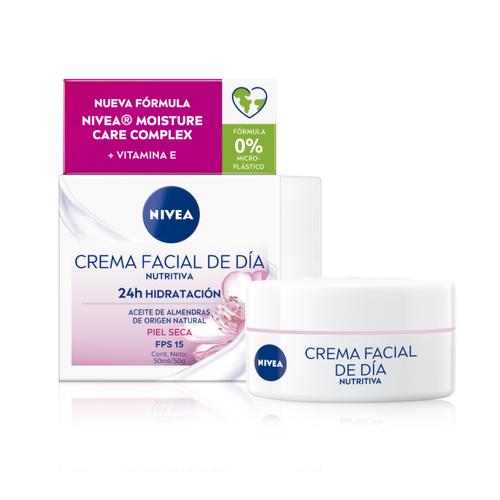 Crema Hidratante Nutritiva de Día FPS 15