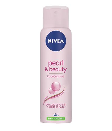Nivea Aerosol Antitranspirante Pearl & Beauty Cuidado Suave Fem 150ml